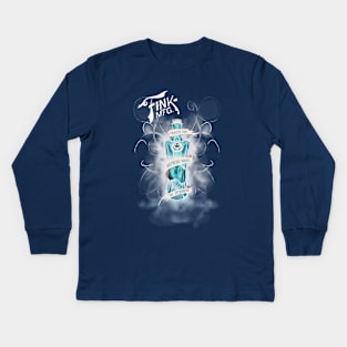 Fink's Old Man Winter Rip off Kids Long Sleeve T-Shirt